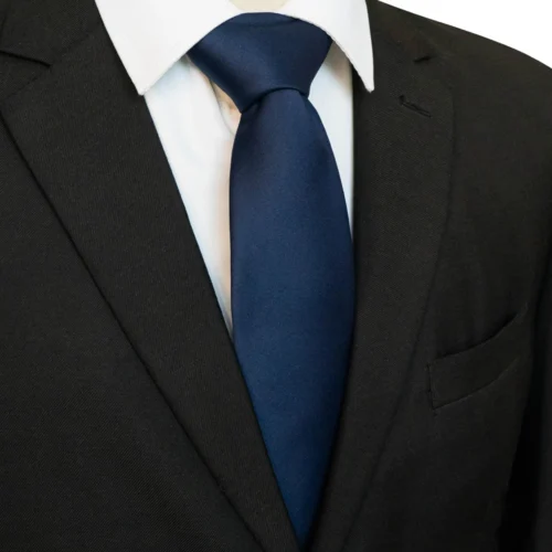 Navy Blue Color Tie