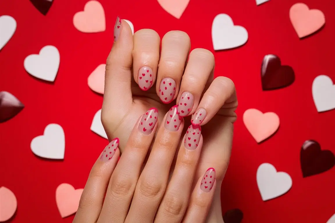 Valentines office nails