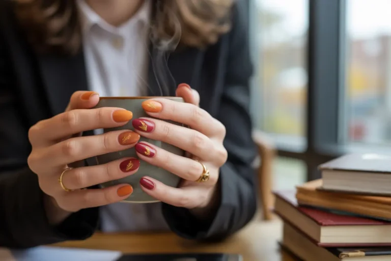 25+ Fall Office Nails You’ll Wear on Repeat in 2025 94 fall office nails