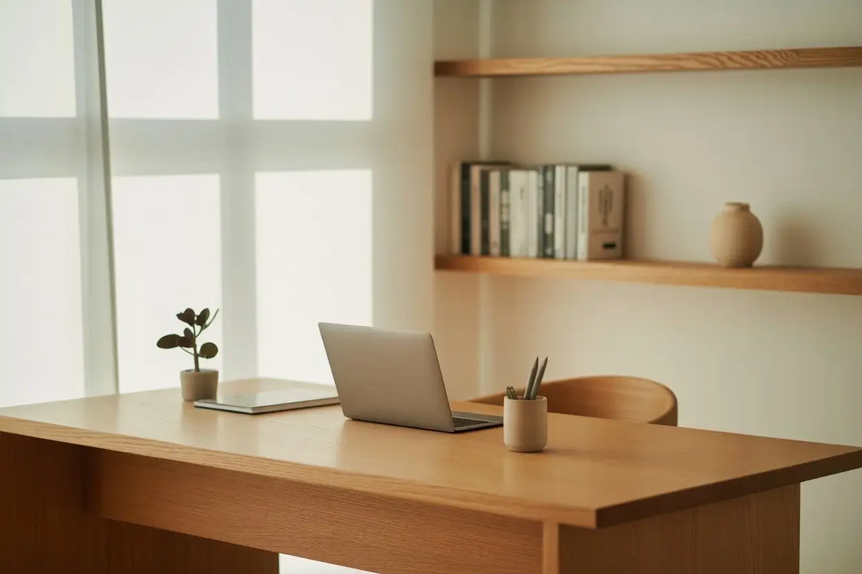 japandi office style