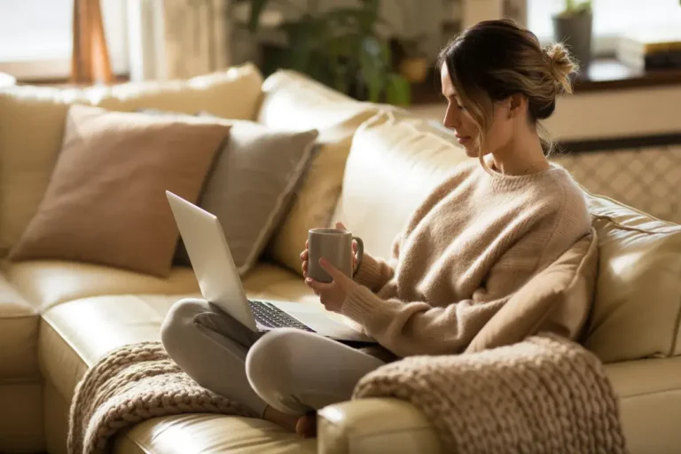 cozy work from home outfits for women